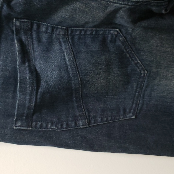 GUESS SLIM TAPERED LEG zipper pockes Biker Men's Jeans size waist 36 inseam 32 - Picture 10 of 16